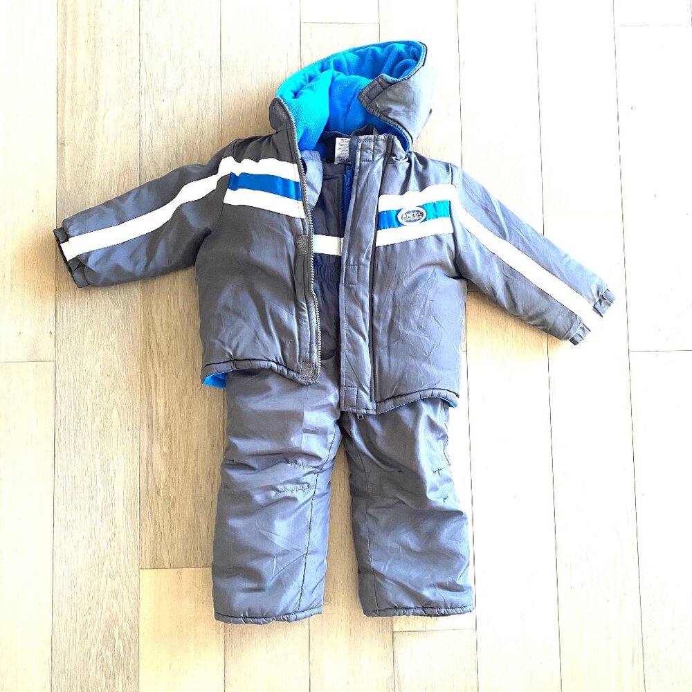iXtreme Boys Snowsuit Set - 2 Piece Insulated Ski Jacket and Overall Snow Bib 3T